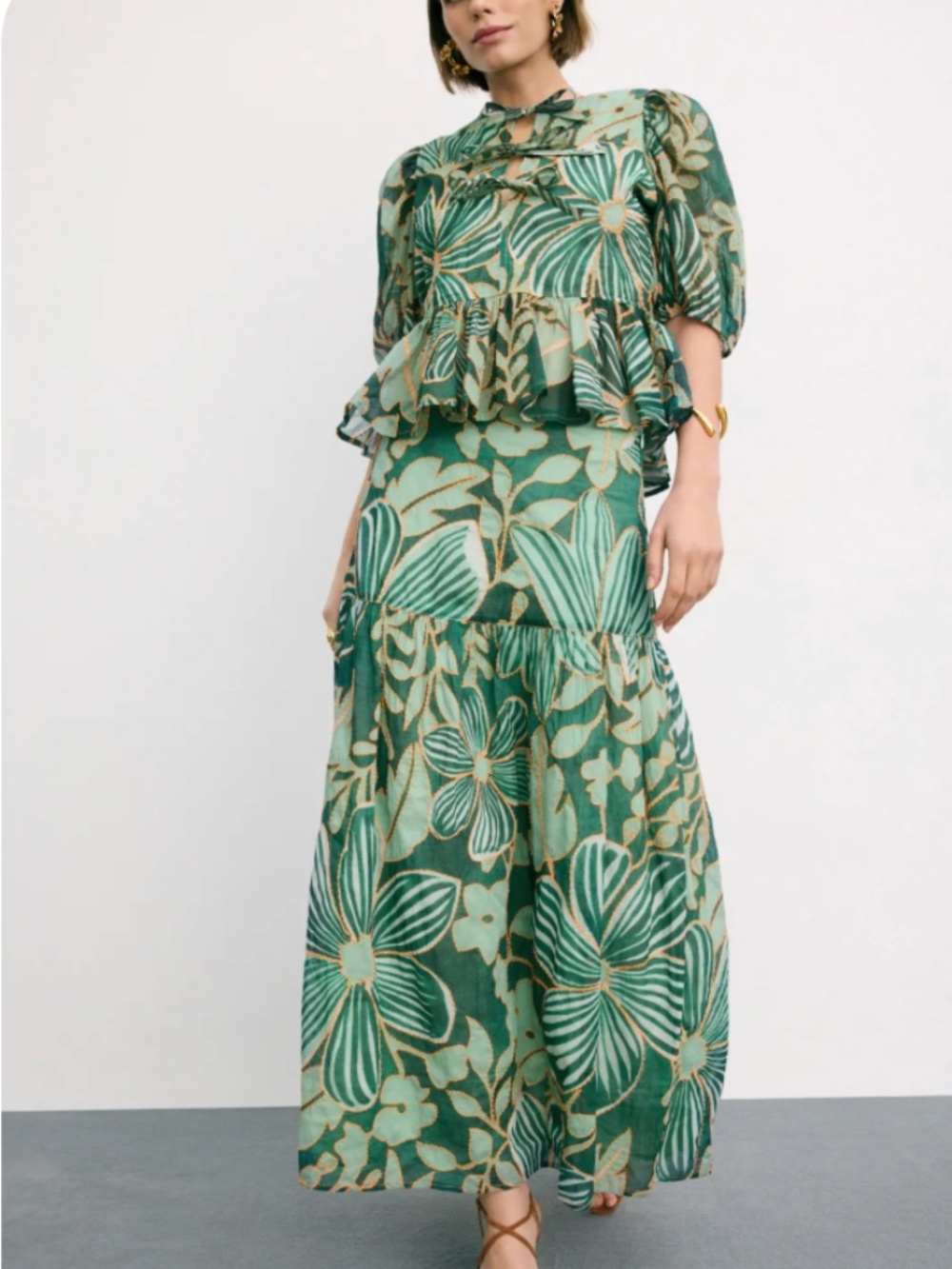 Marie Oliver Owens Floral Skirt Size 12